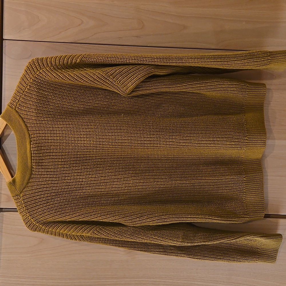Sezane Caleb Jumper, Gold, Medium, GUC, French Sophistication - Picture 8 of 8